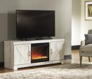 Bellaby 63  TV Stand with Fireplace For Sale