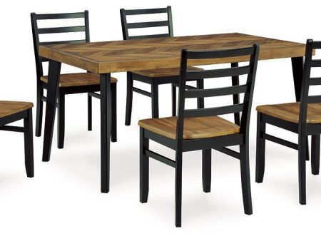 Blondon Dining Table and 6 Chairs (Set of 7) Hot on Sale