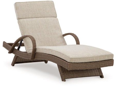 Beachcroft Outdoor Chaise Lounge with Cushion Sale