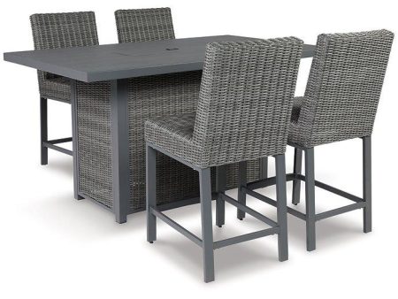 Palazzo Outdoor Counter Height Dining Table with 4 Barstools Online