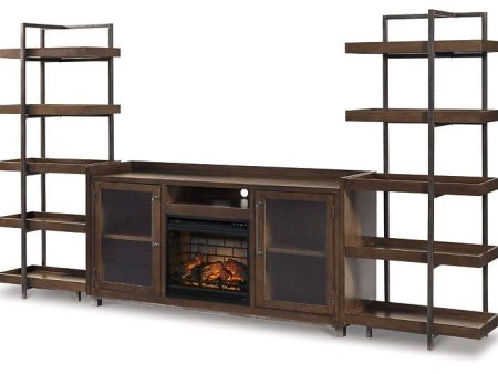 Starmore 3-Piece Wall Unit with Electric Fireplace For Cheap