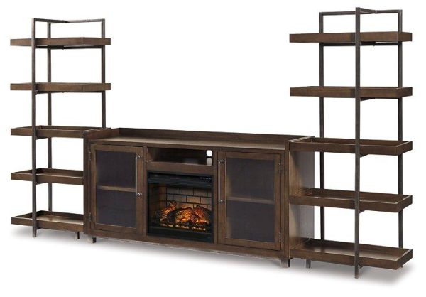 Starmore 3-Piece Wall Unit with Electric Fireplace For Cheap