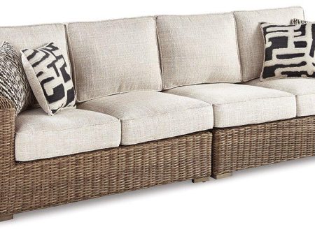 Beachcroft 2-Piece Outdoor Loveseat with Cushion Online Sale