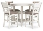 Erinberg Counter Height Dining Table and 4 Barstools (Set of 5) For Discount