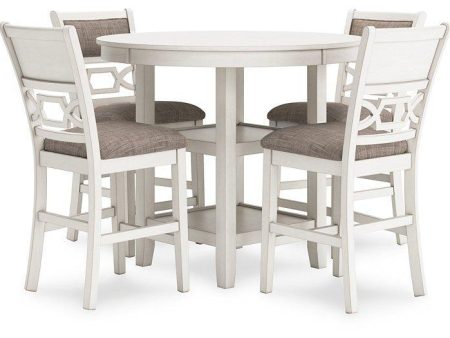 Erinberg Counter Height Dining Table and 4 Barstools (Set of 5) For Discount