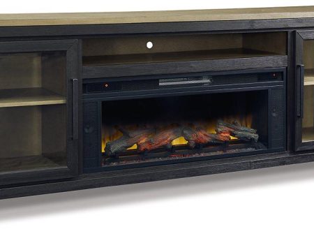 Foyland 83  TV Stand with Electric Fireplace Discount