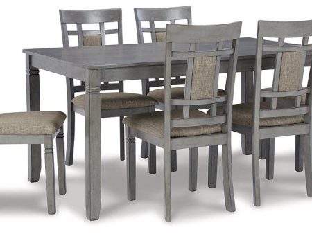 Jayemyer Dining Table and Chairs (Set of 7) Fashion