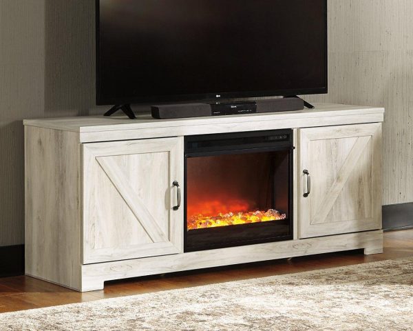 Bellaby 63  TV Stand with Fireplace For Sale