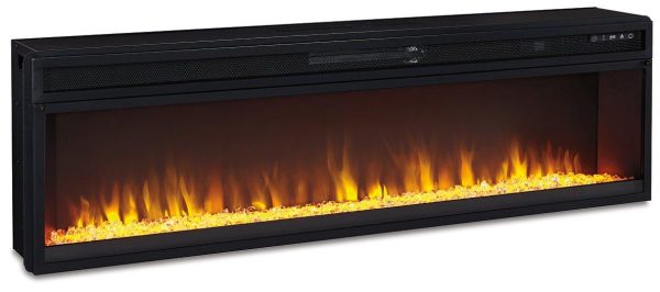 Camdill 80  TV Stand with Electric Fireplace Hot on Sale