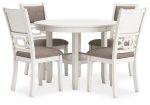 Erinberg Dining Table and 4 Chairs (Set of 5) Online Sale