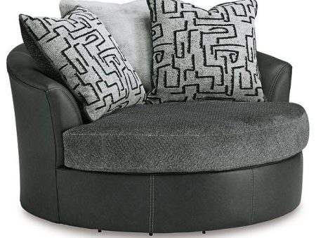 Brixley Pier Oversized Swivel Accent Chair Online now