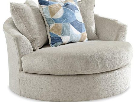 Maxon Place Oversized Swivel Accent Chair For Sale