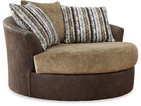 Alesbury Oversized Swivel Accent Chair on Sale