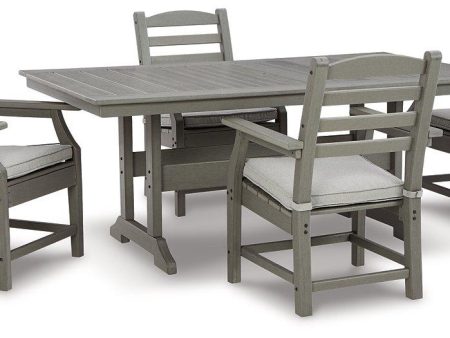 Visola Outdoor Dining Table with 4 Chairs For Cheap