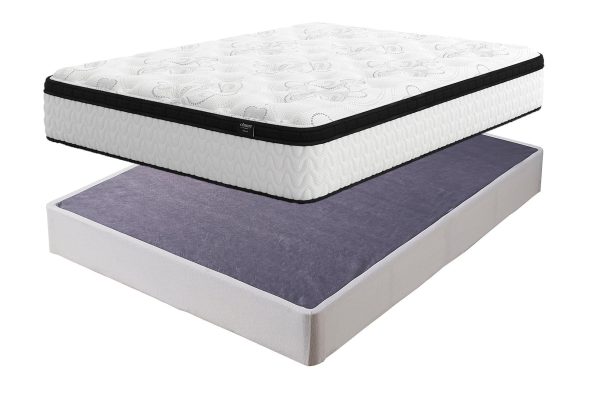 Chime 12 Inch Hybrid Mattress Set on Sale