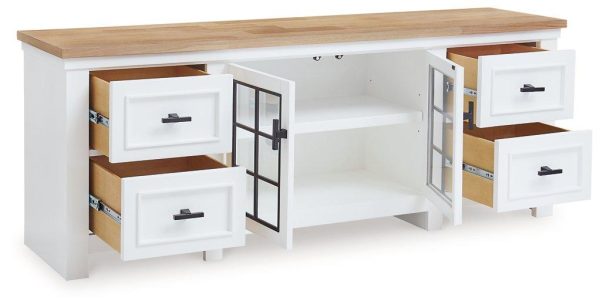 Ashbryn 74  TV Stand For Cheap