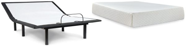 Chime 12 Inch Memory Foam Mattress and Base Set on Sale