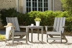 Visola Outdoor Adirondack Chair Set with End Table For Discount